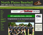 archive of North Plains Junior Baseball Association